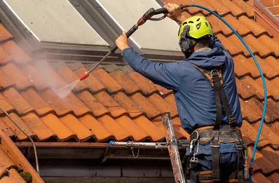 Démoussage et hydrofuge de toiture à D'Huison-Longueville